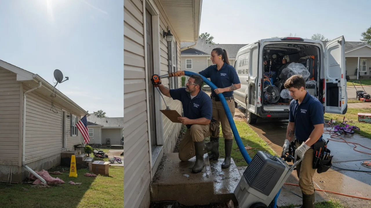 Ceiling Water Damage Restoration in Hymera, IN near me